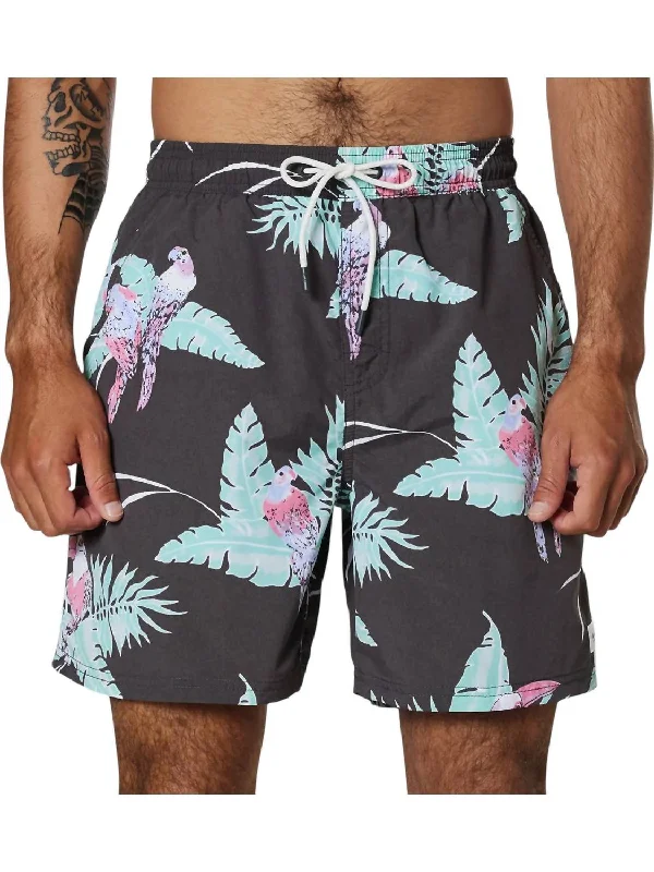 Paradise Volley Short In Black