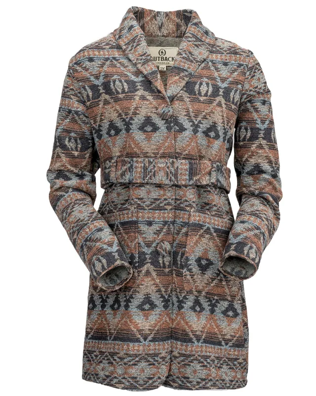 Women's Helen Jacket - Brown Aztec