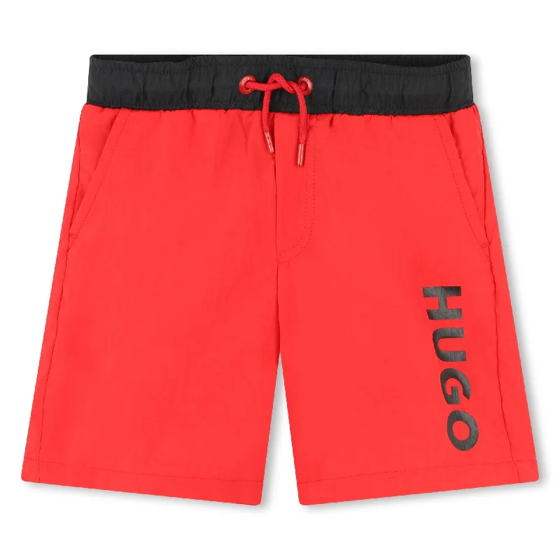 Bright Red Swim Shorts