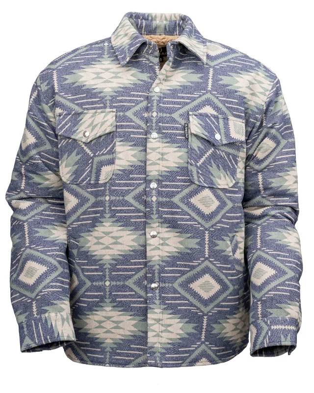 Men's Ronan Jacket - Blue Aztec