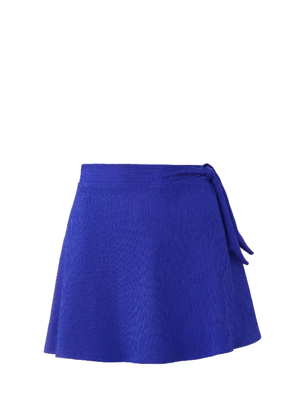 Amy Swim Skirt Iris Texture