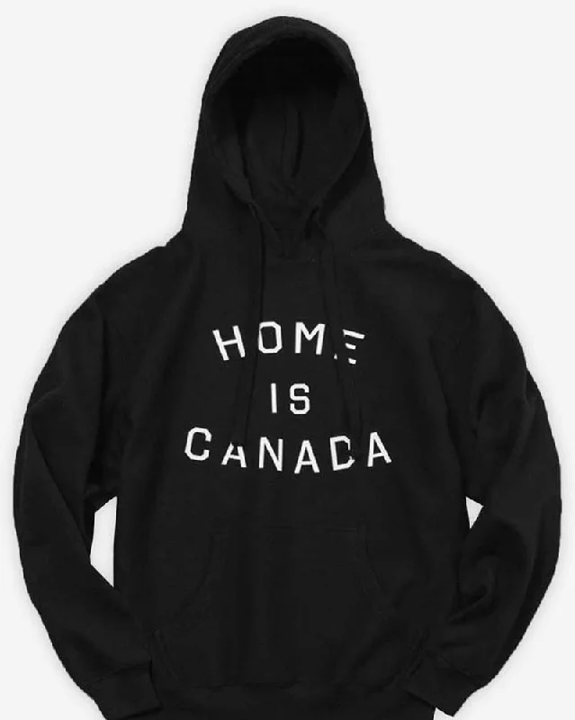 Peace Collective Home Is Canada Hoodie Sweatshirt - Womens - Black