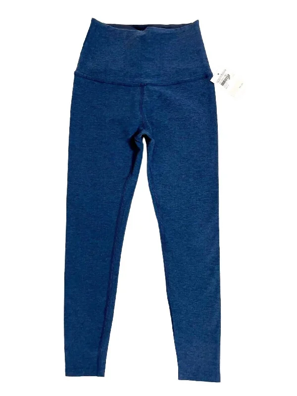 Women's High Waisted Leggings In Blue