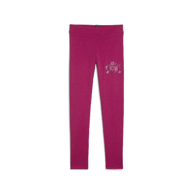 PUMA Big Kids' Girls' ESS+ STARRY SAFARI Leggings