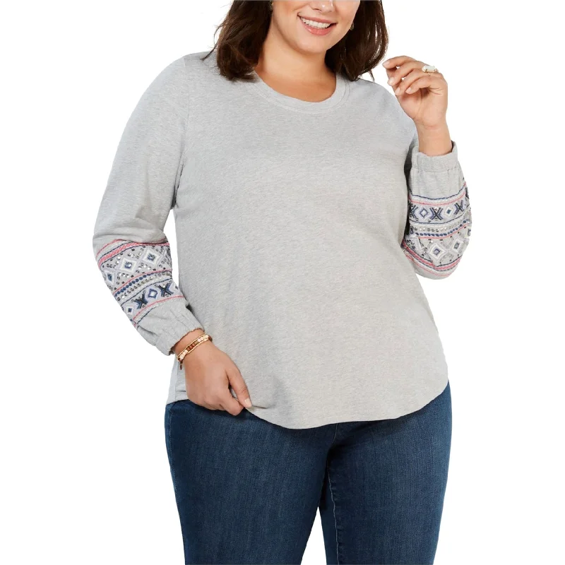 Style & Co. Womens Alpine Twist Sweatshirt