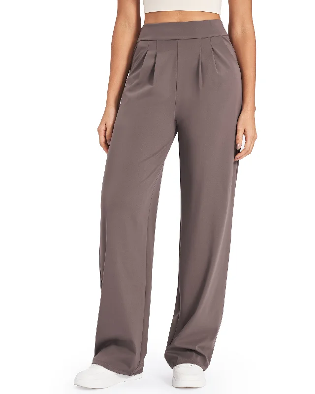 High-Waist Work Wide Leg Pants 31