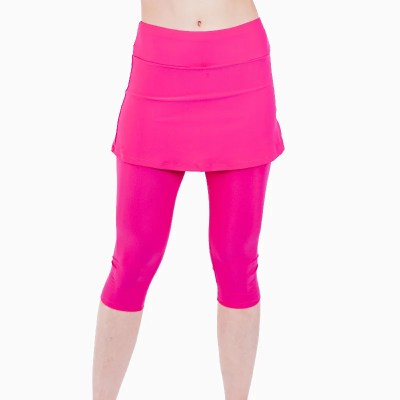 Women's Skirted Swim Capris