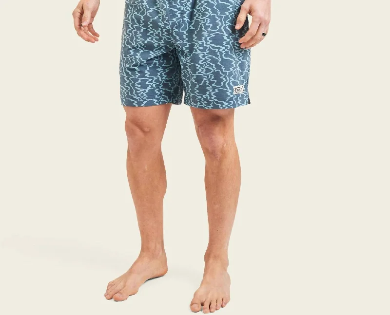 Deep Set Boardshorts In Ocean Motion Shimmer