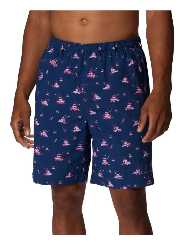 Mens Printed Performance Swim Shorts