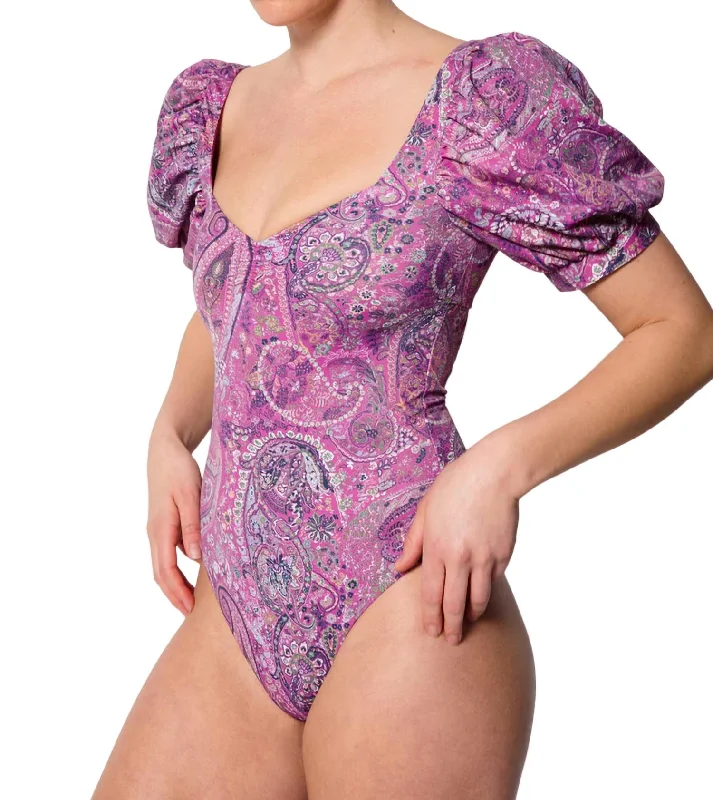 Devi One Piece In Caymen Paisley Pink Cypyk