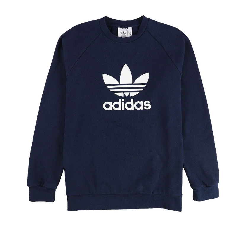 Adidas Mens Trefoil Sweatshirt, Blue, Medium