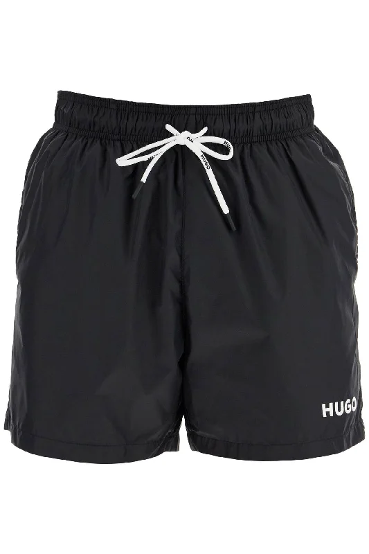 Hugo Men's "Sea Bermuda Shorts With Logo