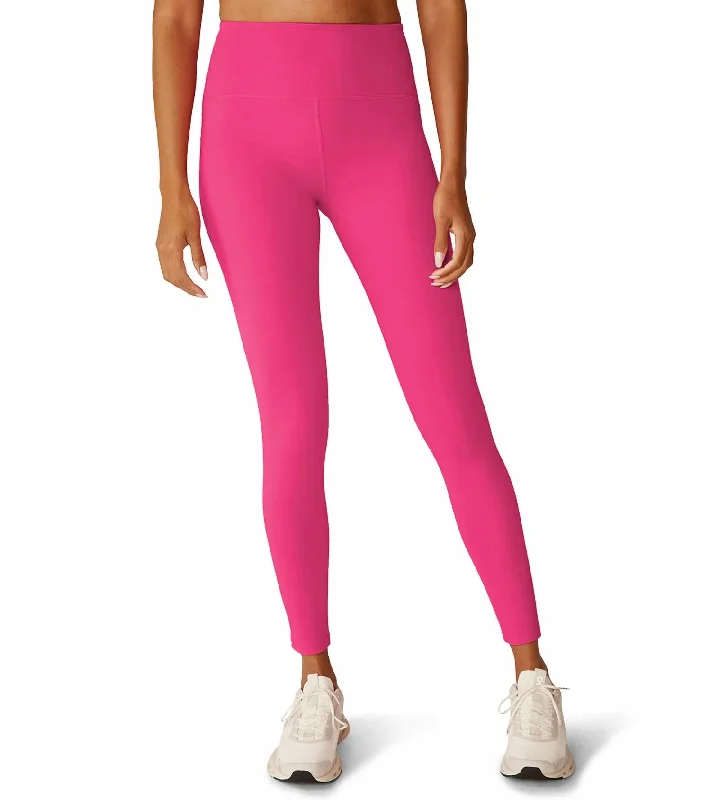 Powerbeyond Strive Midi Legging In Pink Energy