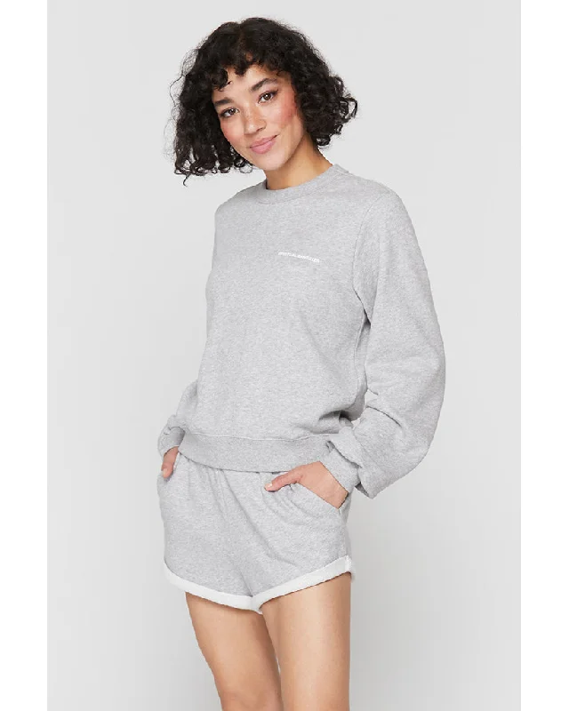 Spiritual Gangster Effortless Crew Sweatshirt - Womens - Heather Grey