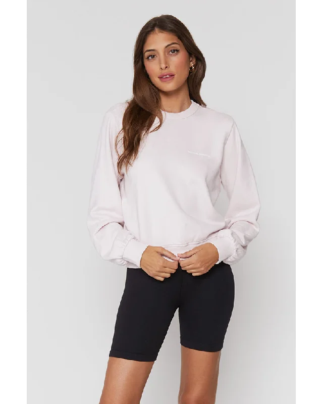 Spiritual Gangster Effortless Crew Sweatshirt - Womens - Quartz