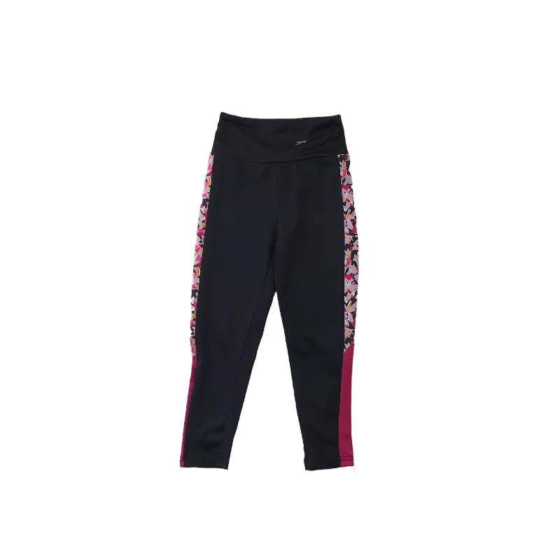 Primark Black and Pink Sports Leggings Age 5