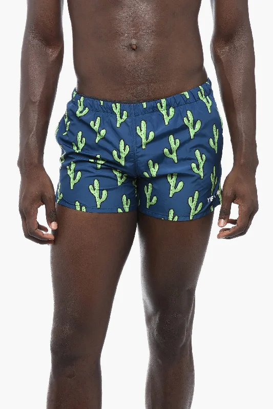 Yes I Am All-Over Printed Swim Shorts