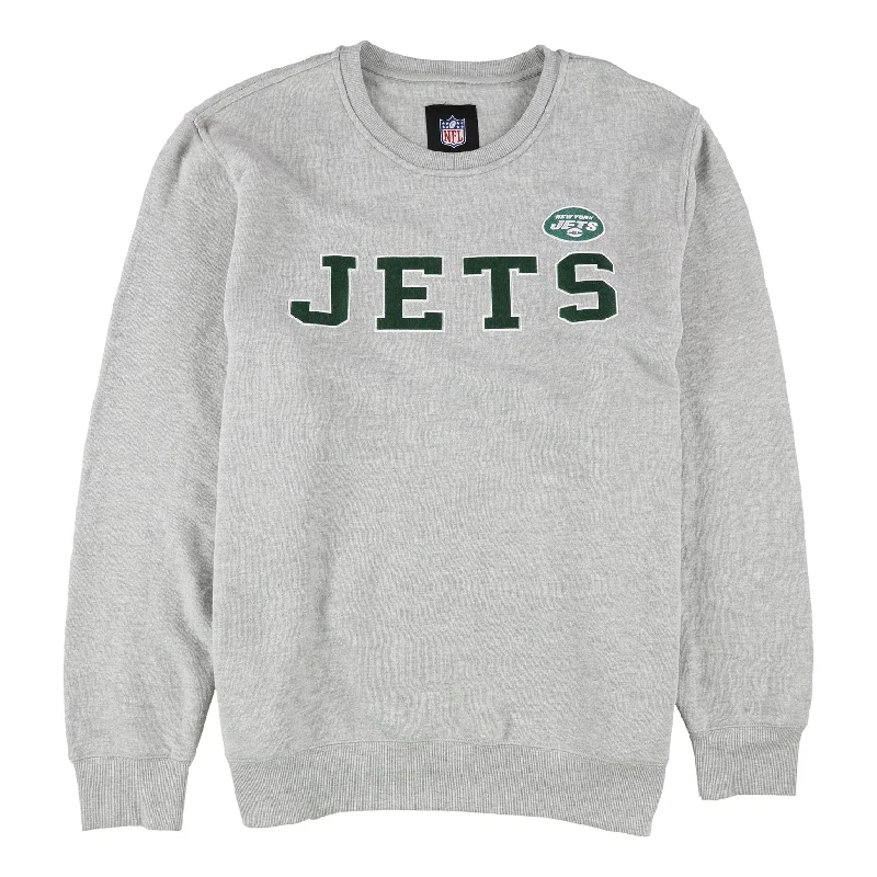 G-III Sports Mens New York Jets Sweatshirt, Grey, XX-Large