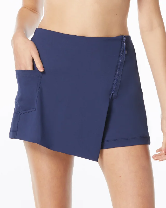 2024 Beach House Beach Solid April Swim Skort - H58580