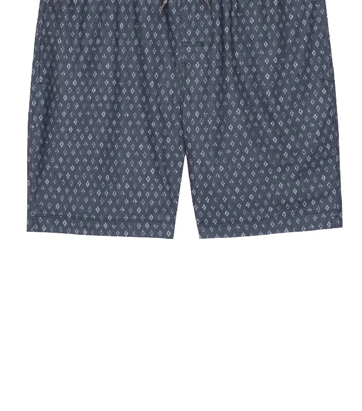 Men's Kian Short In Diamond Block Navy