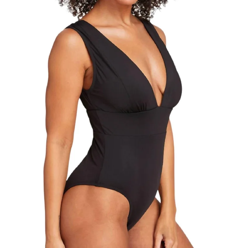 Mykonos Cheeky Swimsuit In Black