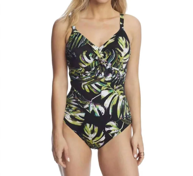 Palm Valley One Piece In Black