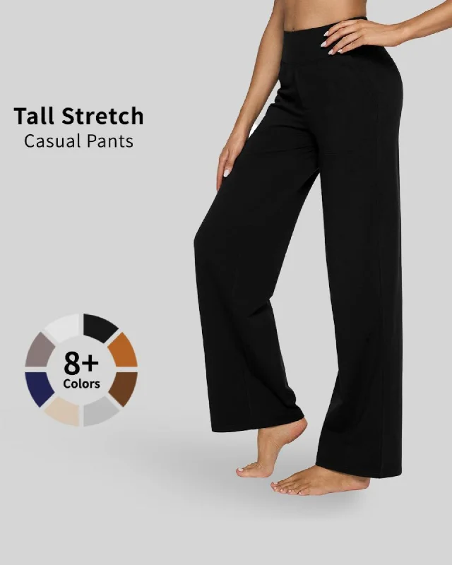 Loose High-Rise Business Casual Pants