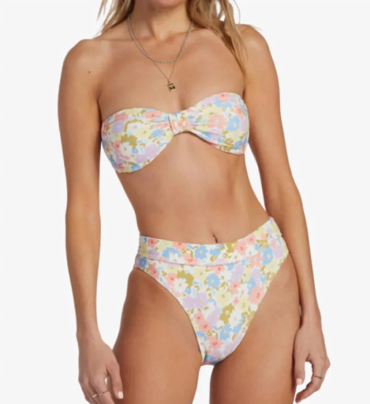 Dream Chaser Tanlines Maui Bikini Bottom In Multi