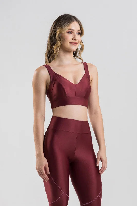 Air Sport bra - Burgundy