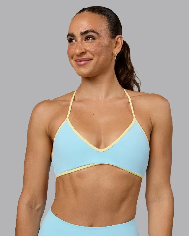 Ambience Sports Bra - Crystal Blue-Lemon