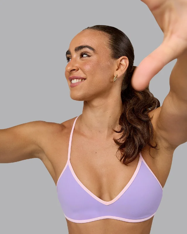 Ambience Sports Bra - Pale Lilac-Pale Pink