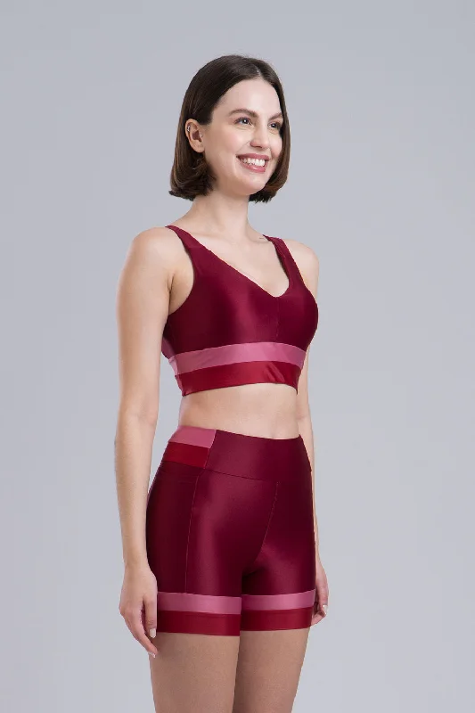 Move Sport Bra - Burgundy