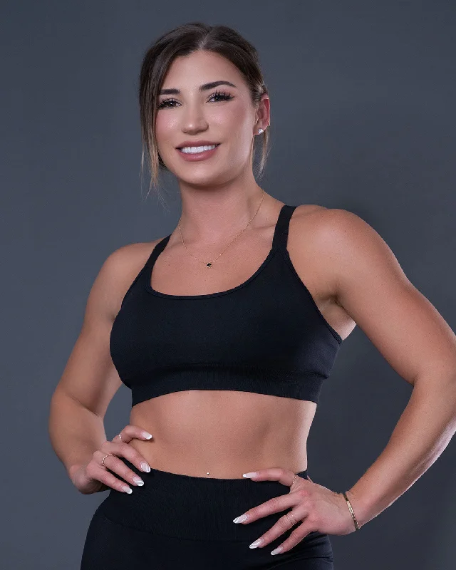 Synergy Essential Black Sports Bra